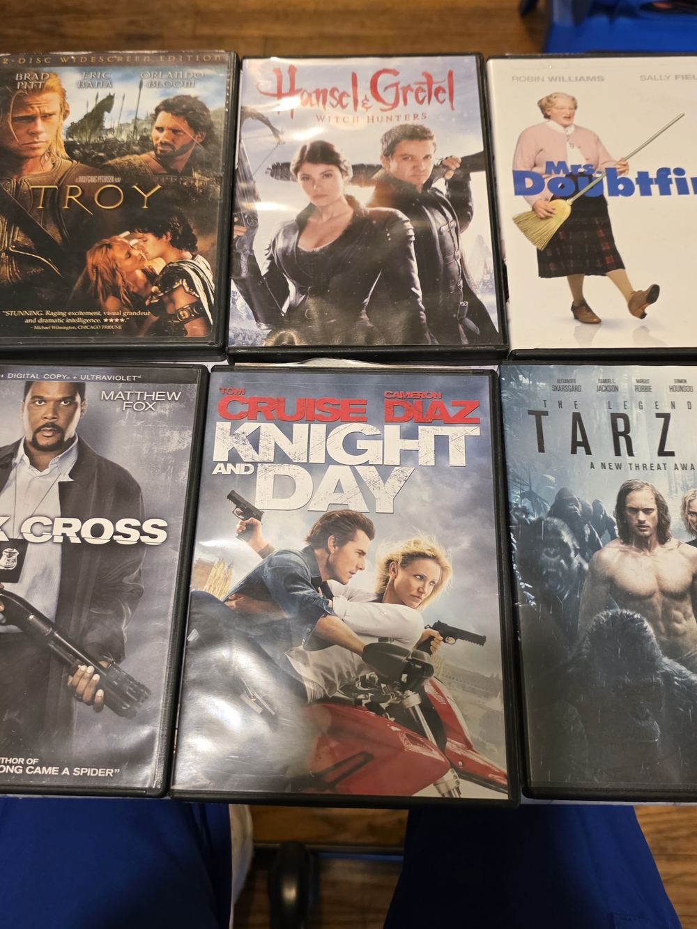 Assorted DVD Movie Lot - Knight and Day Cover Visible